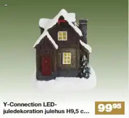 Bauhaus Y-Connection LED- juledekoration julehus H9,5 cm tilbud