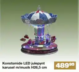 Bauhaus Konstsmide LED julepynt karusel m/musik H26,5 cm tilbud