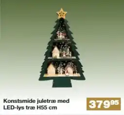 Bauhaus Konstsmide juletræ med LED-lys træ H55 cm tilbud