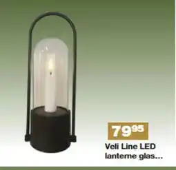 Bauhaus Veli Line LED lanterne glas. tilbud