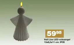 Bauhaus Veli Line LED-voksengel 15x8,5x11 cm. IP20 tilbud