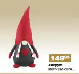 Bauhaus Julepynt stofnisse dam. tilbud