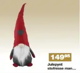 Bauhaus Julepynt stofnisse man. tilbud