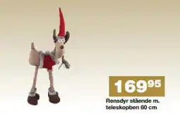 Bauhaus Rensdyr stående m. teleskopben tilbud