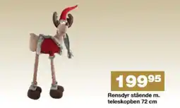 Bauhaus Rensdyr stående m. teleskopben tilbud