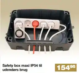 Bauhaus Safety box maxi IP54 til udendørs brug tilbud
