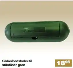 Bauhaus Sikkerhedsboks til stikdåser grøn tilbud