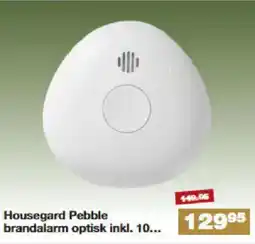 Bauhaus Housegard Pebble brandalarm optisk inkl. 10. tilbud