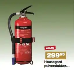 Bauhaus Housegard pulverslukker. tilbud