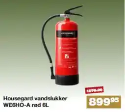 Bauhaus Housegard vandslukker WE6HO-A rød tilbud