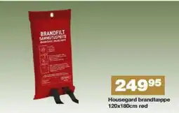 Bauhaus Housegard brandtæppe 120x180cm rød tilbud