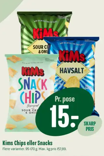 Kims Chips eller Snacks