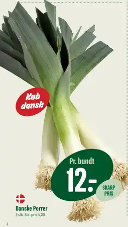 Min Købmand Danske Porrer tilbud