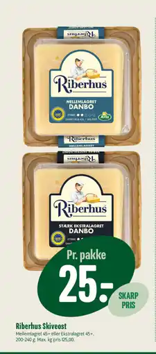 Min Købmand Riberhus Skiveost tilbud