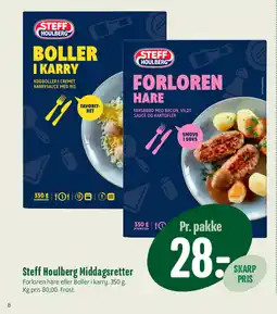 Min Købmand Steff Houlberg Middagsretter tilbud