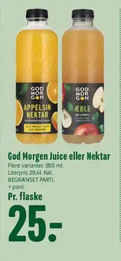 Min Købmand God Morgen Juice eller Nektar tilbud