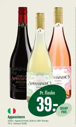 Min Købmand Appassinero tilbud
