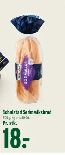 Min Købmand Schulstad Sødmælksbrød tilbud