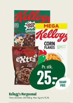 Min Købmand Kellogg's Morgenmad tilbud