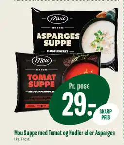 Min Købmand Mou Suppe med Tomat og Nudler eller Asparges tilbud