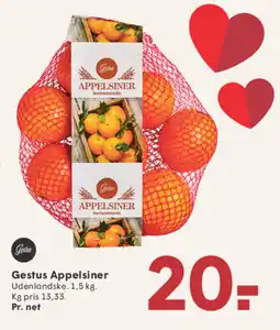 SPAR Gestus Appelsiner tilbud