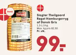 SPAR Slagter Theilgaard Røget Hamburgerryg af Dansk Gris tilbud