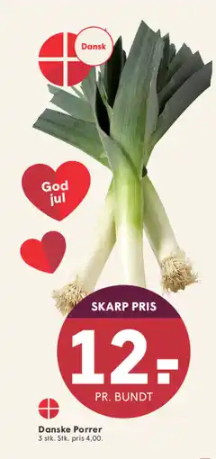 SPAR Danske Porrer tilbud
