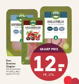 SPAR Den Grønne Slagter tilbud