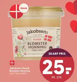 SPAR Jakobsens Dansk Blomster Honning tilbud