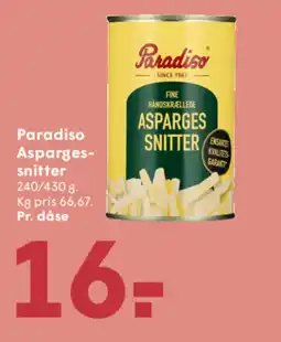 SPAR Paradiso Asparges- snitter tilbud