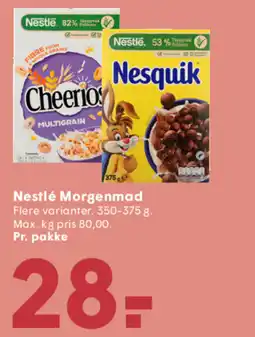 SPAR Nestlé Morgenmad tilbud