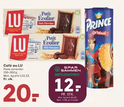 SPAR Café au LU tilbud