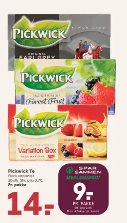 SPAR Pickwick Te tilbud