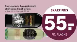 SPAR Apassionata Appassimento eller Sensi Pinot Grigio tilbud