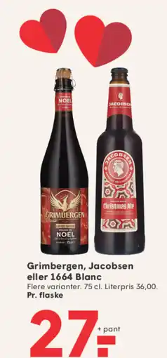 SPAR Grimbergen, Jacobsen eller 1664 Blanc tilbud