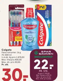 SPAR Colgate tilbud