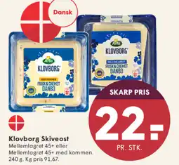 SPAR Klovborg Skiveost tilbud