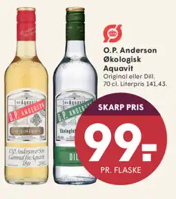 SPAR O.P. Anderson Økologisk Aquavit tilbud
