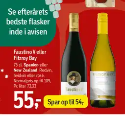 Føtex Faustino V eller Fitzroy Bay tilbud