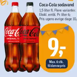 Føtex Coca-Cola sodavand tilbud