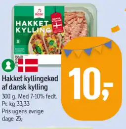 Føtex Hakket kyllingekød af dansk kylling tilbud