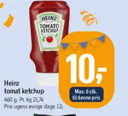 Føtex Heinz tomat ketchup tilbud