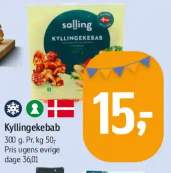 Føtex Salling Kyllingekebab tilbud