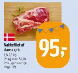 Føtex Nakkefilet af dansk gris tilbud