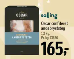 Føtex Salling Oscar confiteret andebryststeg tilbud