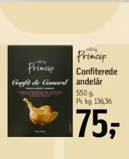 Føtex Salling Princip Confiterede andelår tilbud