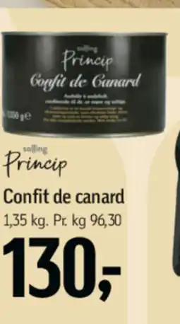 Føtex Salling Princip Confit de Canard tilbud