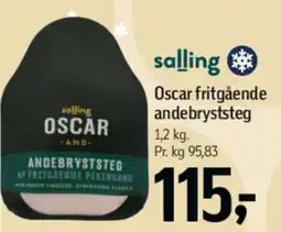 Føtex Salling Oscar fritgående andebryststeg tilbud
