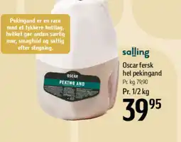 Føtex Salling Oscar fersk hel pekingand tilbud
