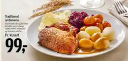 Føtex Traditionel andemenu tilbud